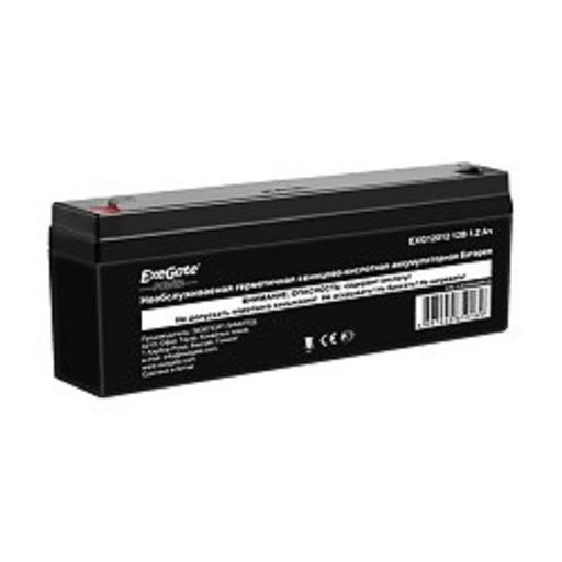 Exegate EP249948RUS Аккумуляторная батарея DT 12012/EXG12012 (12V 1.2Ah, клеммы F1) фото 1