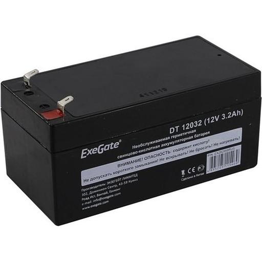Exegate EX282958RUS Аккумуляторная батарея DT 12032 (12V 3.2Ah, клеммы F1) фото 1