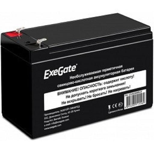 Exegate EX285658RUS Аккумуляторная батарея HRL 12-7.2 (12V 7.2Ah, 1227W, клеммы F2) фото 1