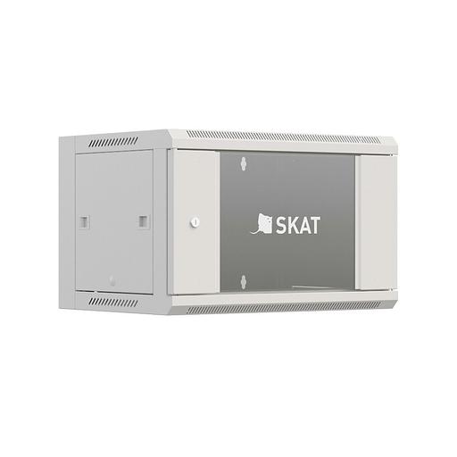 SKAT TB-12W660GF Шкаф настенный телекоммуникационный 12U 600х600х635мм, дверь стеклянная {4422} {1.5 года гарантия} фото 1