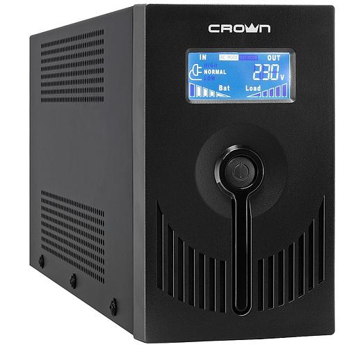 CROWN ИБП CMU-SP650EURO LCD USB {650VA, металл, 1x12V/7AH, розетки 2*EURO} [CM000001870] фото 1