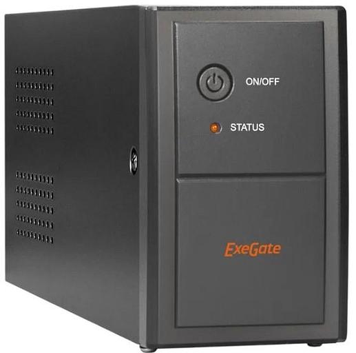 Exegate EP285474RUS ИБП ExeGate Power Back BNB-850.LED.AVR.EURO.RJ.USB <850VA/480W, LED, AVR,2 евророзетки, RJ45/11, USB, Black> фото 1