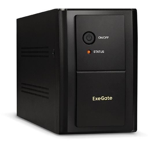 Exegate EX292611RUS ИБП ExeGate SpecialPro UNB-2200.LED.AVR.1SH.2C13.RJ.USB <2200VA/1300W, LED, AVR,1*Schuko+2*C13, RJ45/11, USB, металлический корпус, Black> фото 1