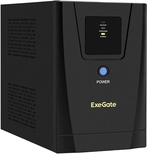 Exegate EX292798RUS ИБП ExeGate SpecialPro UNB-1500.LED.AVR.2SH.3C13.USB <1500VA/950W, LED, AVR, 2*Schuko+3*C13,USB,съемн.кабель, металлический корпус, Black> фото 1