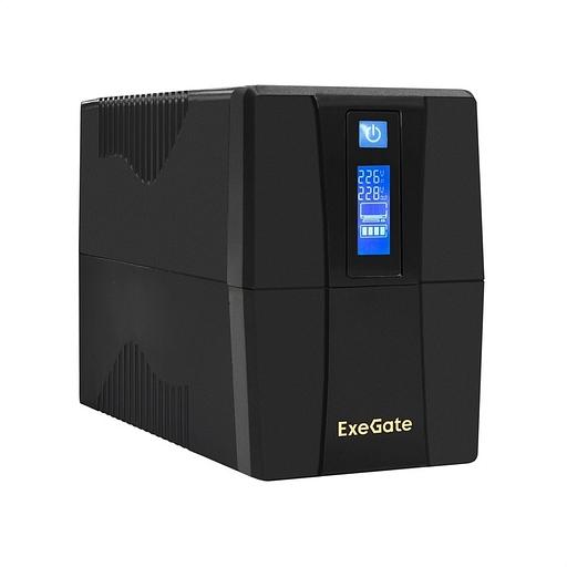 Exegate EX292772RUS ИБП ExeGate SpecialPro Smart LLB-650.LCD.AVR.4C13.RJ.USB <650VA/360W, LCD, AVR, 4*C13, RJ45/11, USB, Black> фото 1