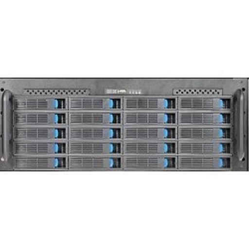 Procase ES420-SATA3-B-0 {4U 20 SATAII/SAS hotswap HDD, глубина 650мм, MB 12"x13", без Б/П,черный} фото 1