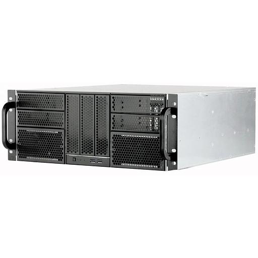 Procase RE411-D7H6-FE-65 Корпус 4U server case,7x5.25+6HDD,черный,без блока питания,глубина 650мм,MB EATX 12"x13",панель вентиляторов 3х120 фото 1
