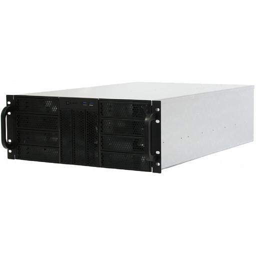 Procase Корпус 4U server case,11x5.25+0HDD,черный,без блока питания,глубина 550мм,MB CEB 12"x10,5", панель вентиляторов 3*120x25 PWM [RE411-D11H0-FC-55] фото 1