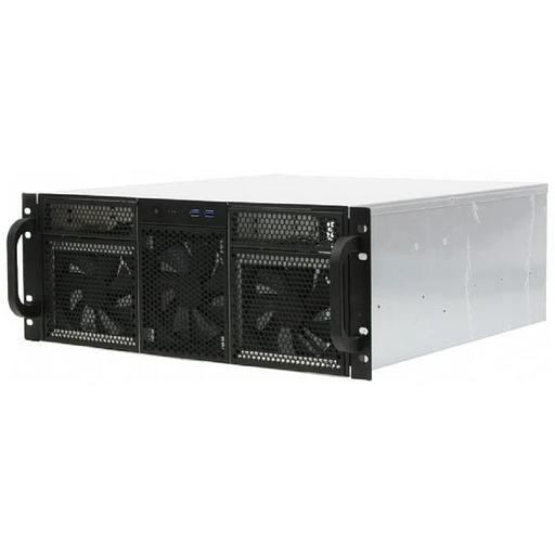 Procase Корпус 4U server case,2x5.25+14HDD,черный,без блока питания,глубина 480мм,MB CEB 12"x10,5" [RE411-D2H14-C-48] фото 1