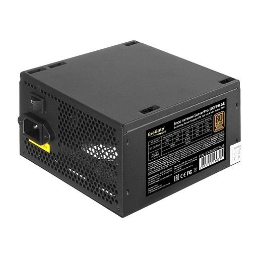 Exegate EX292207RUS Серверный БП 900W ExeGate ServerPRO 80 PLUS® Bronze 900PPH-SE (ATX, for 3U+ cases, APFC, КПД 89% (80 PLUS Bronze), 12cm fan, 24pin, 2x(4+4)p, 4xPCI-E, 8xSATA, 4xIDE, box, black) фото 1