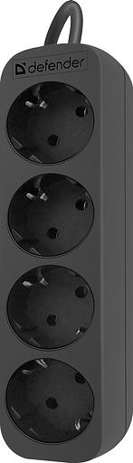 Defender Удлинитель M450 5.0 м, 4 розетки, черный [99327], с заземлением фото 2