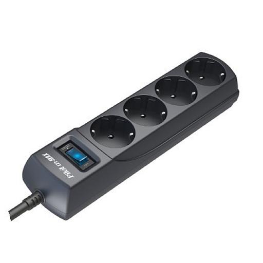 ZIS Сетевой фильтр m Max 1.8m {4 розетки, увеличенная мощность 3300 Вт} фото 1