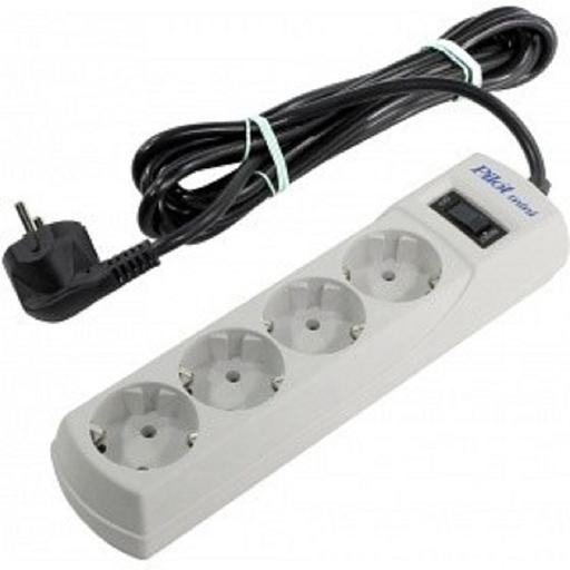 ZIS Сетевой фильтр Pilot mini {4 розетки, с заземлением} 3 м фото 1