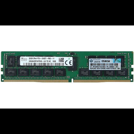 Память DDR4 HPE 805351-B21 32Gb DIMM ECC Reg PC4-19200 CL17 2400MHz фото 1