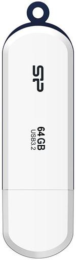 Silicon Power USB Drive 64GB Blaze B32, USB 3.2, Белый фото 1