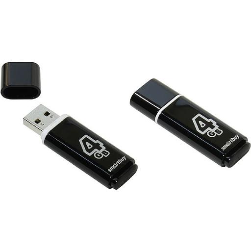 Smartbuy USB Drive 4Gb Glossy series Black SB4GBGS-K фото 1