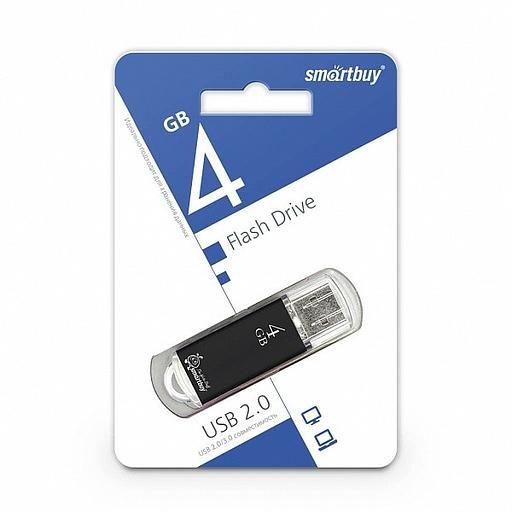 Smartbuy USB Drive 4Gb V-Cut series Black SB4GBVC-K фото 1