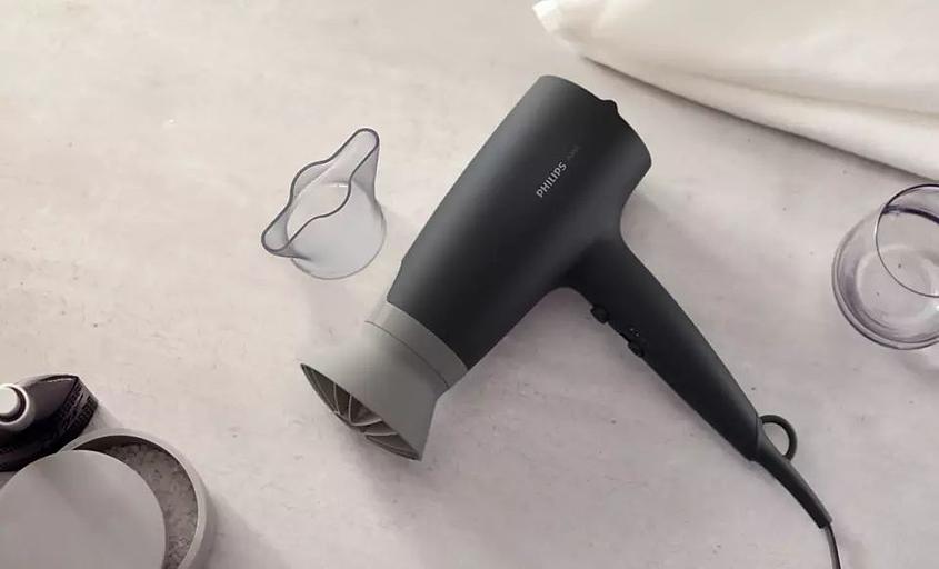 PHILIPS BHD351/10 Фен,2100 Вт, черный/фиолетовый фото 5