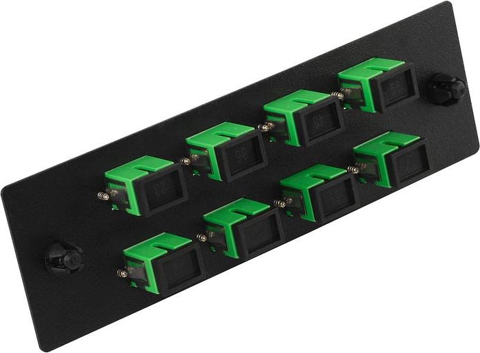 Адаптерная панель для кроссов LAN-FOBM с 8 дуплексными адаптерами LC/OS2 (LAN-APM-8x2LC/OS2) фото 1