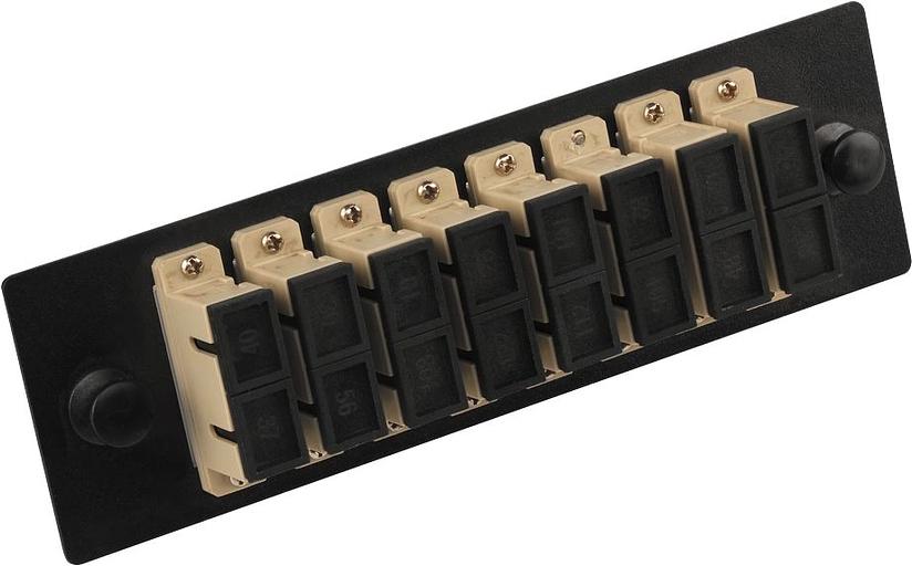 Адаптерная панель для кроссов LAN-FOBM с 8 дуплексными адаптерами LC/OS2 (LAN-APM-8x2LC/OS2) фото 2