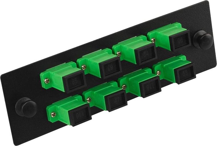 Адаптерная панель для кроссов LAN-FOBM с 8 дуплексными адаптерами LC/OS2 (LAN-APM-8x2LC/OS2) фото 3