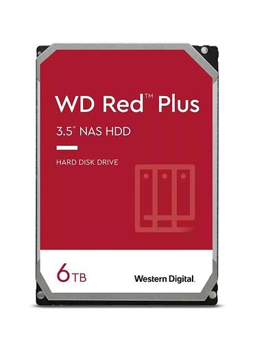 Жесткий диск Western Digital Red Plus WD60EFPX 6TB 3.5" 5400 RPM 128MB SATA-III NAS Edition фото 1