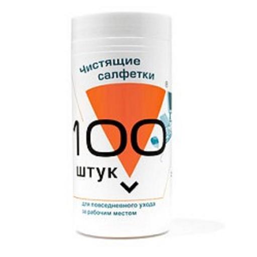 Konoos KBU-100 Салфетки для комп. техники в банке, 100 шт. фото 1