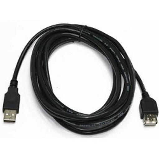 Bion Кабель удлинительный USB 2.0 A-A (m-f), 1.8м, черный [BXP-CCP-USB2-AMAF-018] фото 1