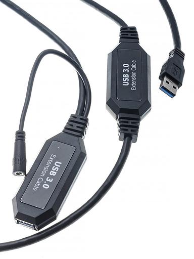 VCOM CU827-10M Кабель-адаптер USB3.0-repeater, удлинительный активный Af> 10м [6937510855117] фото 1