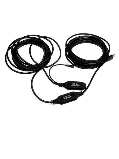 VCOM CU827-10M Кабель-адаптер USB3.0-repeater, удлинительный активный Af> 10м [6937510855117] фото 4