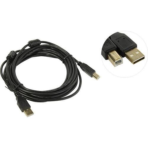 5bites UC5010-050A Проф. кабель EXPRESS USB2.0 / AM-BM / FERRITES / 5M / BLACK фото 1