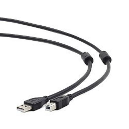 Gembird/Cablexpert CCF2-USB2-AMBM-15 USB 2.0 Pro Кабель, AM/BM, 4.5м, экран,2феррит.кольца, черный, пакет фото 1