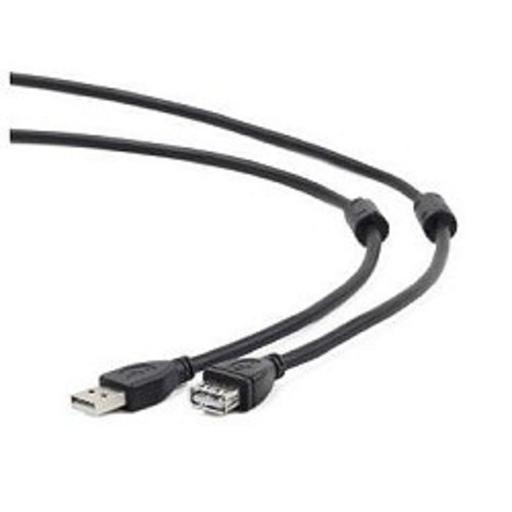 Gembird/Cablexpert CCF2-USB2-AMAF-15 USB 2.0 Pro Кабель, AM/AF, 4.5м, экран, 2феррит.кольца, черный, пакет фото 1