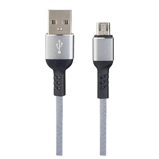 PERFEO Кабель USB2.0 A вилка - Micro USB вилка, серый, длина 1 м., бокс (U4806) фото 1