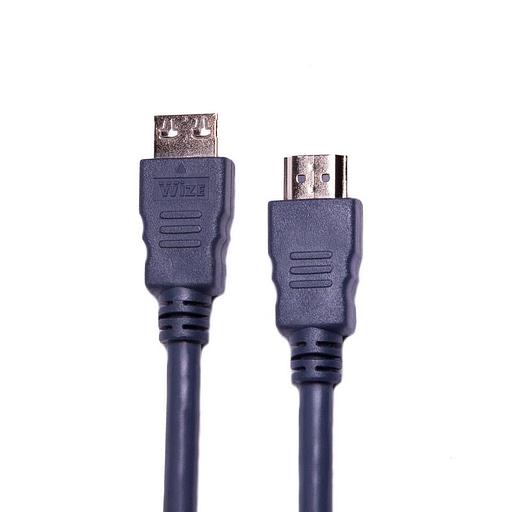 Wize CP-HM-HM-10M Кабель HDMI, 10 м, v.2.0, K-Lock, soft cable, 19M/19M, позол.разъемы, экран, темно-серый, пакет фото 1