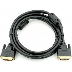 Exegate EX191096RUS Кабель DVI dual link (25M-25M) 5м Exegate, 2 фильтра, позолоченные контакты фото 1