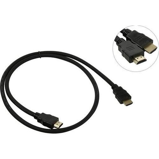 Exegate EX287729RUS Кабель HDMI ExeGate EX-CC-HDMI2-1.0 (19M/19M, v2.0, 1м, 4K UHD, Ethernet, позолоченные контакты) фото 1