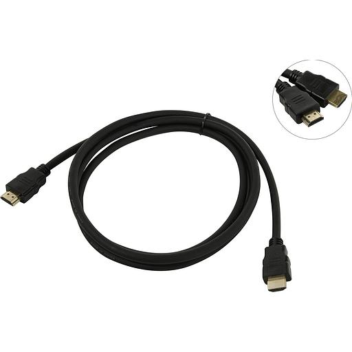 Exegate EX287730RUS Кабель HDMI ExeGate EX-CC-HDMI2-1.8 (19M/19M, v2.0, 1,8м, 4K UHD, Ethernet, позолоченные контакты) фото 1