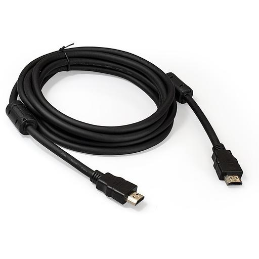 Exegate EX287724RUS Кабель HDMI ExeGate EX-CC-HDMI2-3.0F (19M/19M, v2.0, 3м, 4K UHD, Ethernet, ферритовые кольца, позолоченные контакты) фото 1