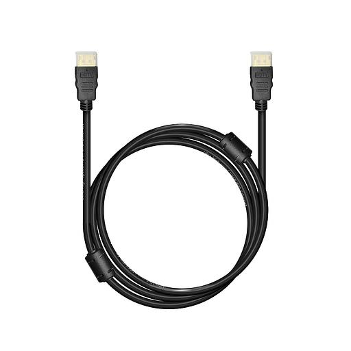 Bion Кабель HDMI v2.1, 19M/19M, 3D, 8K UHD, экран, ферритовые кольца, 1м, черный [BXP-HDMI21-010] фото 1