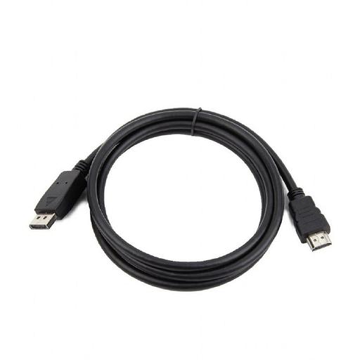 Bion Кабель DisplayPort - HDMI, 20M/19M, однонаправленный конвертор сигнала с DisplayPort в HDMI, 3м, черный [BXP-CC-DP-HDMI-030] фото 1