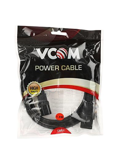 VCOM CE001-CU0.75-1.8 Кабель монитор - компьютер 220V (UPS -> устройство) VCOM 3G*0.75mm (CE001-CU)1.8м фото 3