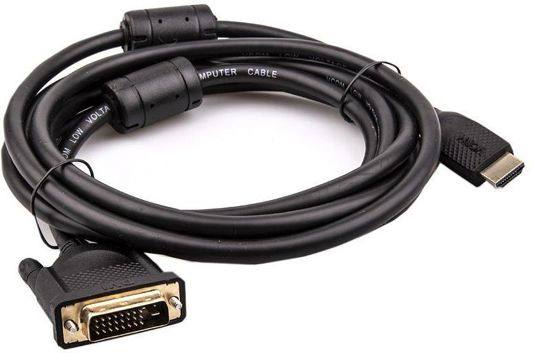 VCOM CG484GD-3M Кабель HDMI AM/DVI(24+1)M, 3м, CU, 1080P@60Hz, 2F, VCOM фото 1