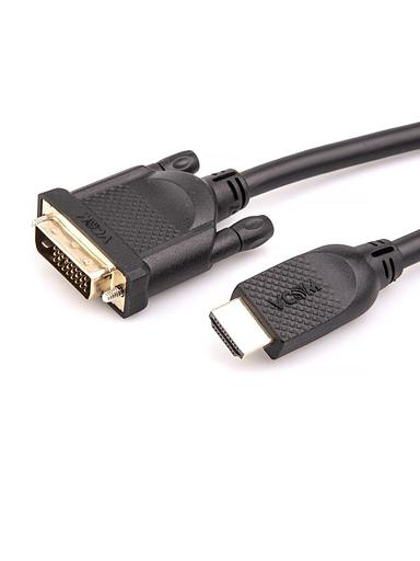 VCOM CG484G-1.5M Кабель HDMI AM/DVI(24+1)M, 1.5м, CU, 1080P@60Hz, VCOM фото 4