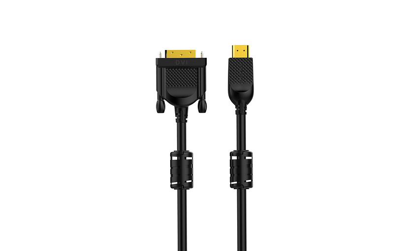 VCOM CG484GD-1.8M Кабель HDMI AM/DVI(24+1)M, 1.8м, CU, 1080P@60Hz, 2F, VCOM фото 2