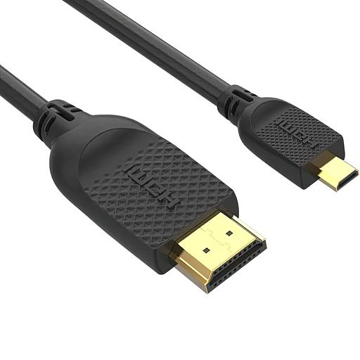VCOM CG587-1.5M Кабель HDMI-19M --MicroHDMI-19M ver 2.0 1.5m VCOM фото 1