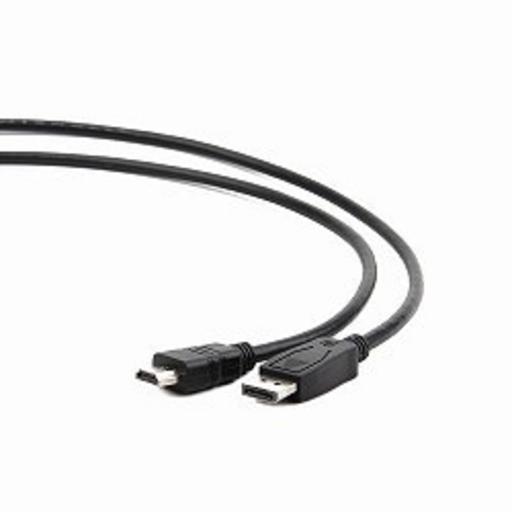 Кабель DisplayPort-HDMI Gembird/Cablexpert 3м, 20M/19M, черный, экран, пакет(CC-DP-HDMI-3M) фото 1