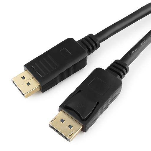 Кабель DisplayPort Cablexpert CC-DP2-5M, v1.2, 5м, 20M/20M, черный, экран, пакет (CC-DP2-5M) фото 1