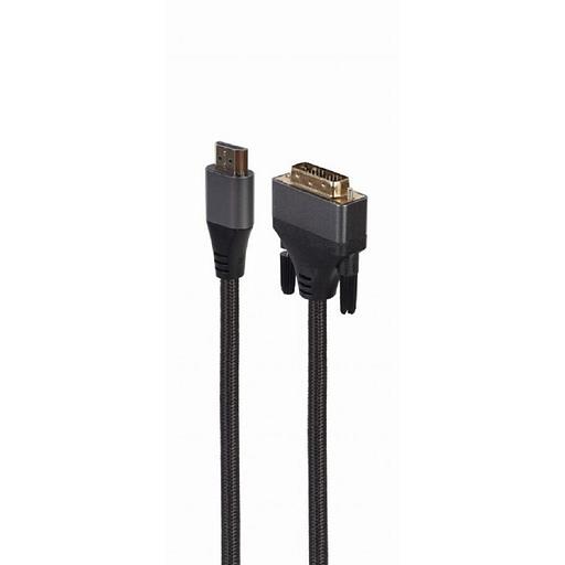 Cablexpert Кабель HDMI-DVI, 4K, 19M/19M, 1.8м, single link, пакет (CC-HDMI-DVI-4K-6) фото 1