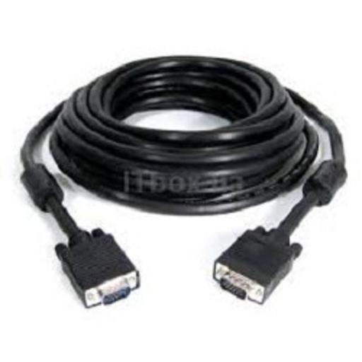 Gembird/Cablexpert CC-PPVGA-30M-B, Кабель VGA Premium, 15M/15M, 30м, черный, тройной экран, феррит.кольца фото 1